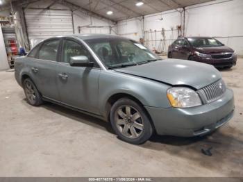  Salvage Mercury Montego