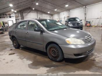  Salvage Toyota Corolla
