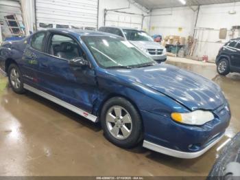  Salvage Chevrolet Monte Carlo