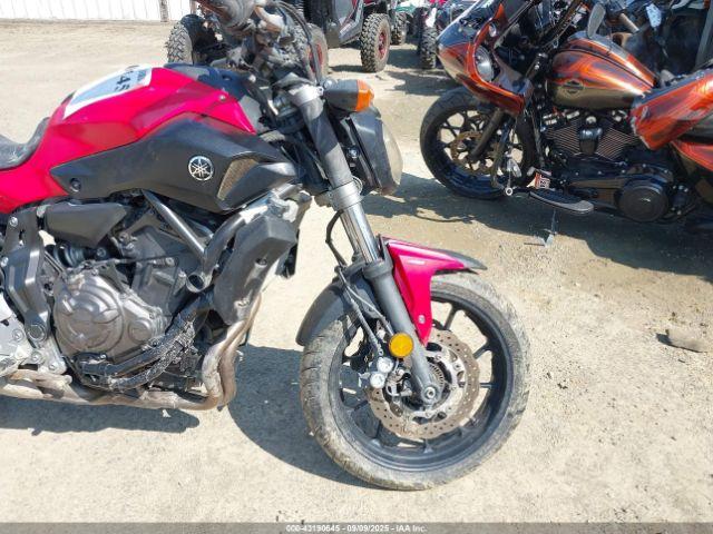  Salvage Yamaha Fz07a