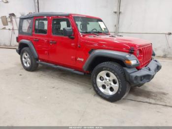  Salvage Jeep Wrangler