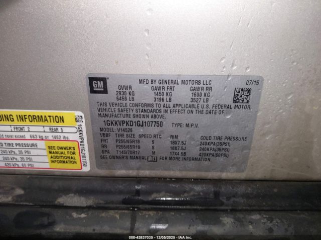 GMC Acadia Sle-2 Image 2