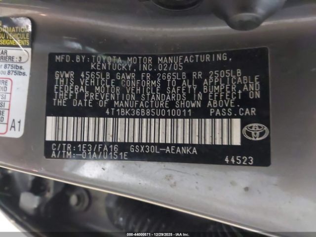 Toyota Avalon Xl Image 8