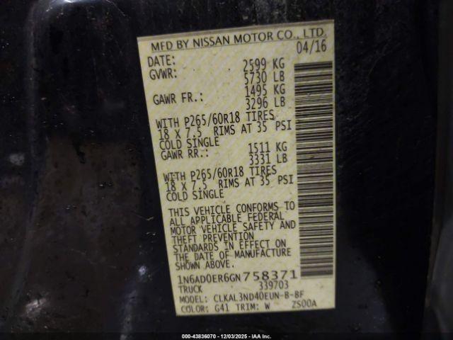 Nissan Frontier Sl Image 12