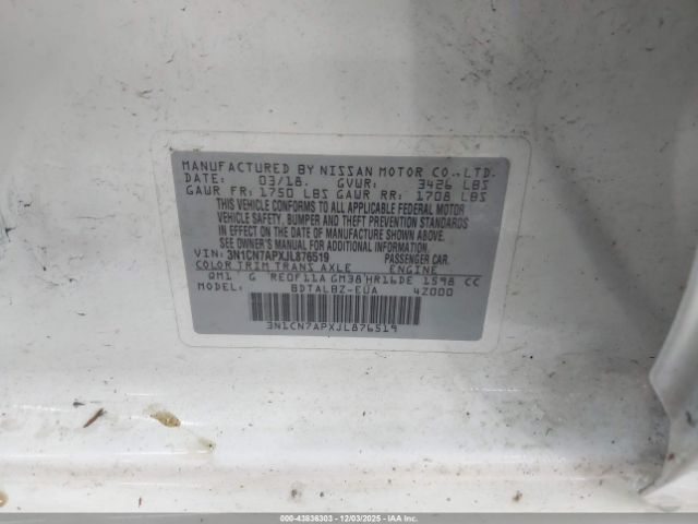 Nissan Versa 1.6 Sv Image 16