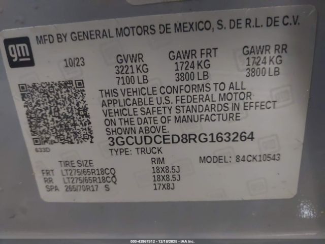 Chevrolet Silverado 1500 4wd  Short Bed Custom Trail Boss Image 18